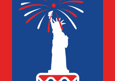 Happy Birthday America Garden Banner